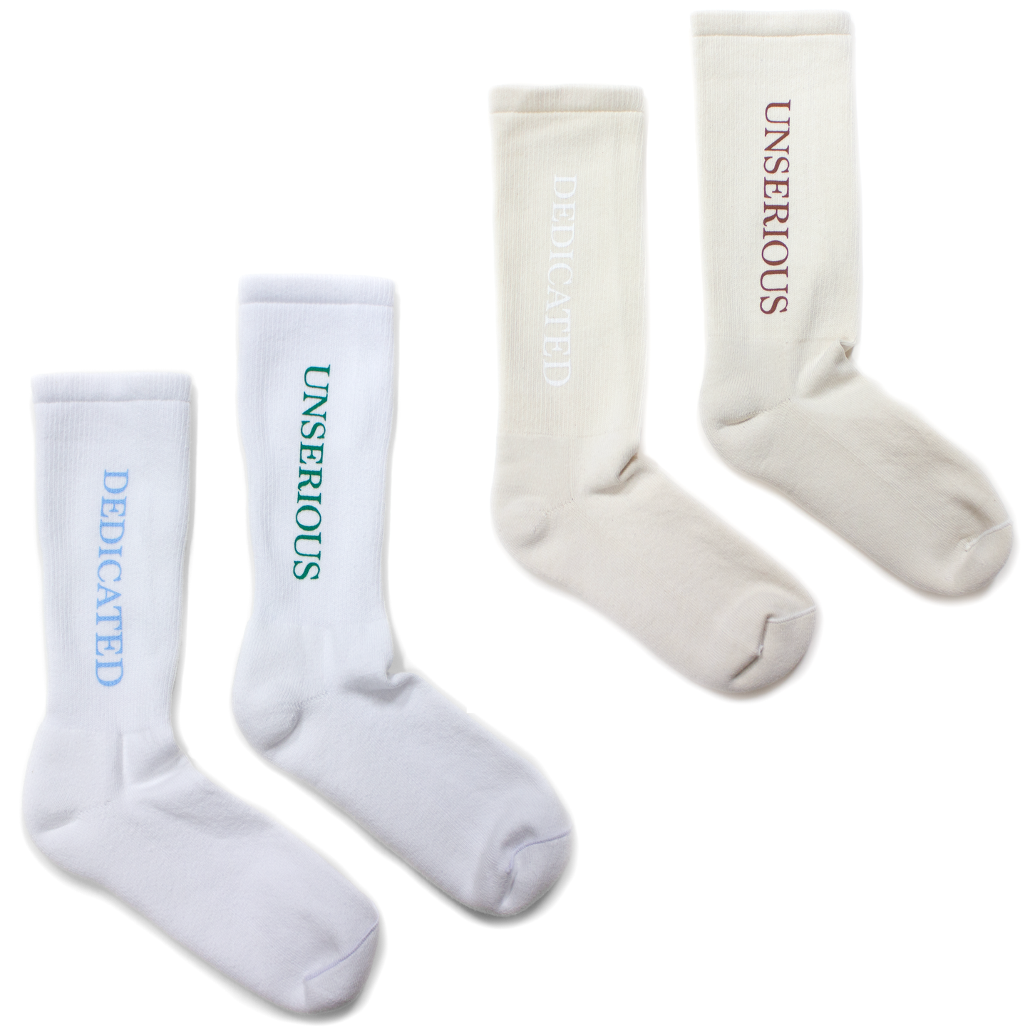 Dedicated & Unserious Socks